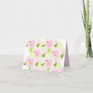 Carte Note : Fleurs de Cerisier