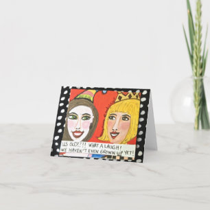CARTE NOTECARD-US VIEUX ? AUCUNE MANIÈRE !
