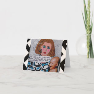 CARTE NOTECARD-YOU NE PEUT PAS COMMANDER TOUT