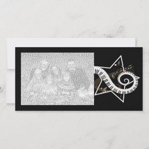 Carte Notes d'or de l'étoile musicale