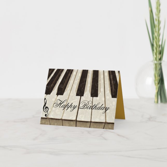 Carte Notes musicales et touches_ (Devant)