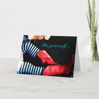Carte Notez Card~ soit vous-même…