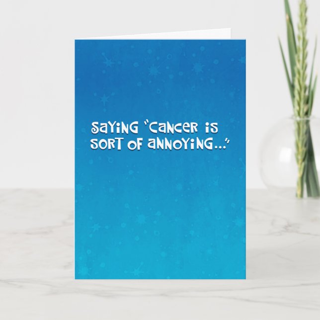 Carte Notre ami avec le cancer (Devant)