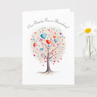 Carte Notre amour grandissant - Poly Family Nouveau enfa