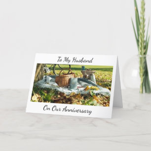 CARTE "NOTRE ANNIVERSAIRE" FÊTONS "NOUS" MARI