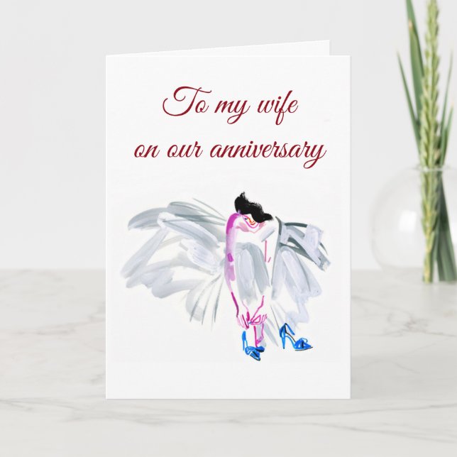 CARTE **NOTRE ANNIVERSAIRE** VOUS ÊTES LE MONDE POUR MOI (Devant)