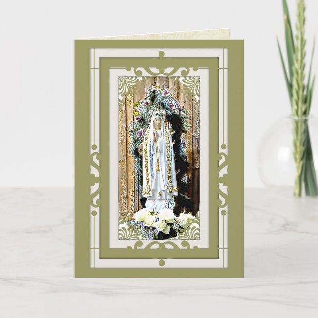 Carte Notre Dame de Fatima 100 ans (Devant)