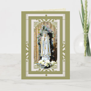 Carte Notre Dame de Fatima 100 ans