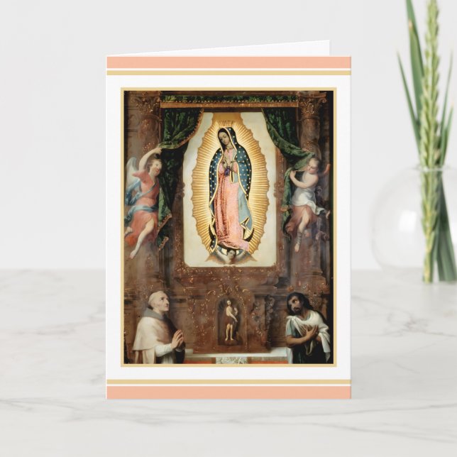 Carte Notre-Dame de Guadalupa  (Devant)