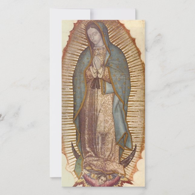 Carte Notre-Dame de Guadalupe (Nuestra Señora) (Virgen) (Devant)