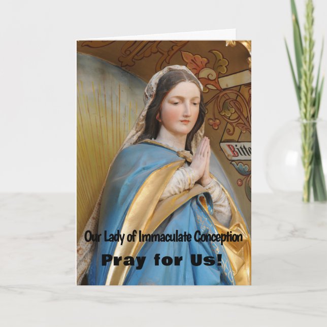 Carte Notre Dame de l'Immaculée Conception (Devant)