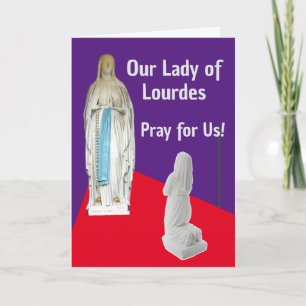 Carte Notre Dame de Lourdes