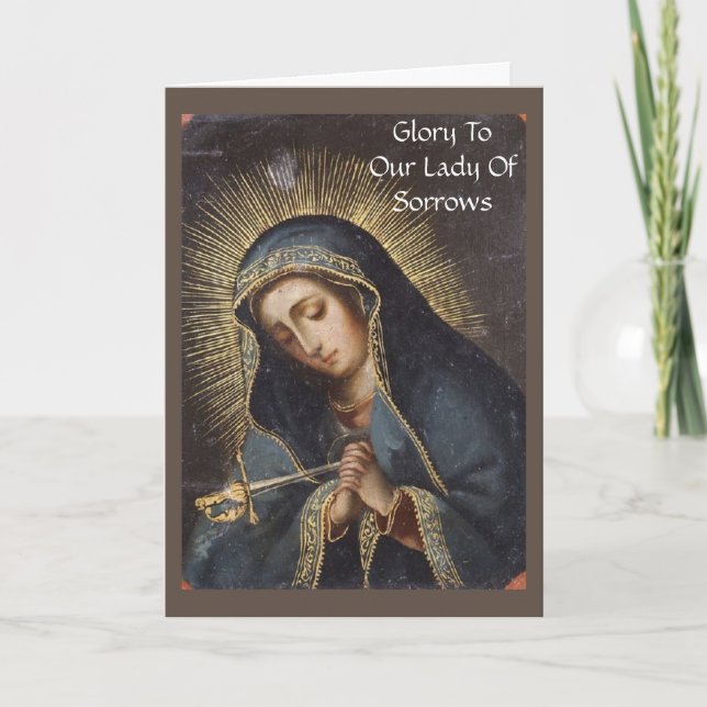 Carte Notre Dame des Douleurs (Devant)