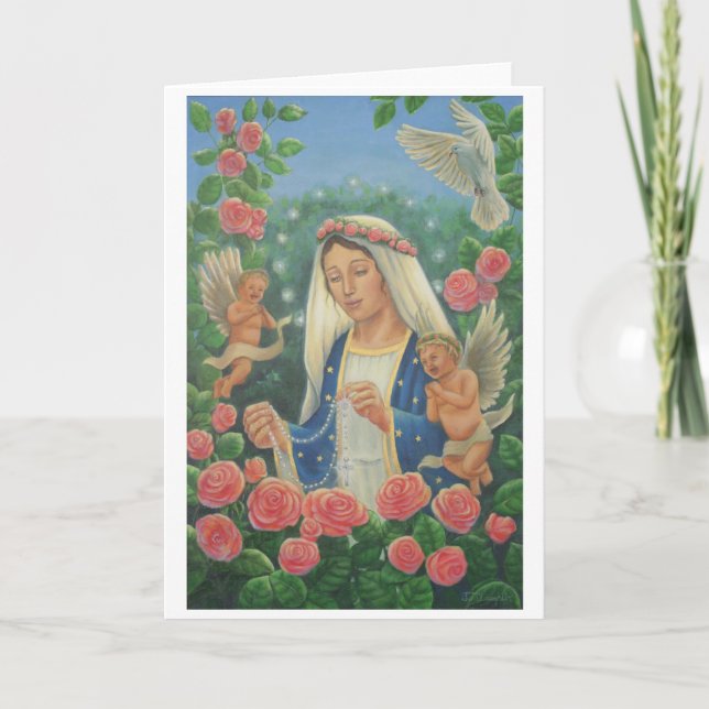 Carte 'Notre-Dame du Rosaire' par Jenny McLaughlin (Devant)