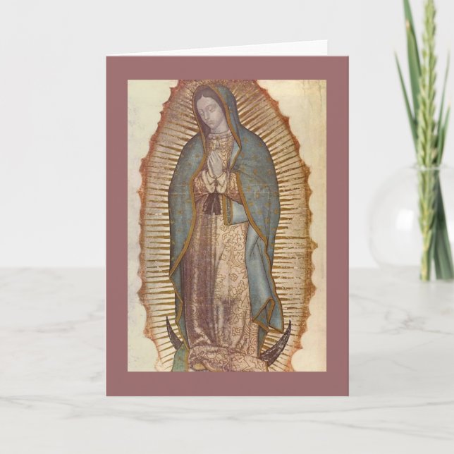 CARTE NOTRE DAME OF GUADALUPE (Devant)