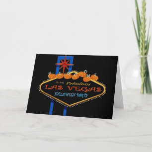 Carte Notre Fabulous Las Vegas Halloween Party Card