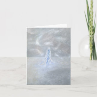 Carte Notre Madame des neige avec le poème