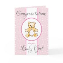 Nounours vintage mignon de baby shower