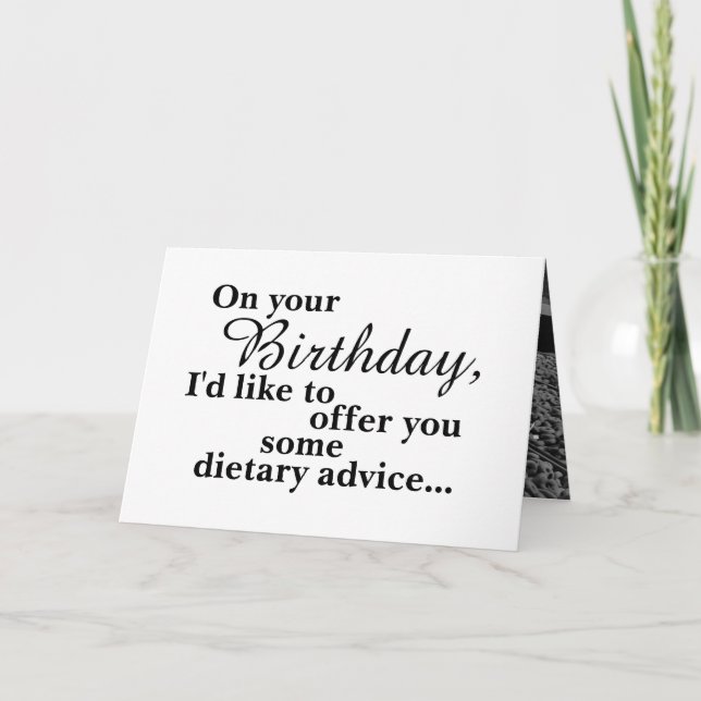 Carte Nourriture amusante Donut Doughnut Joyeux annivers (Devant)