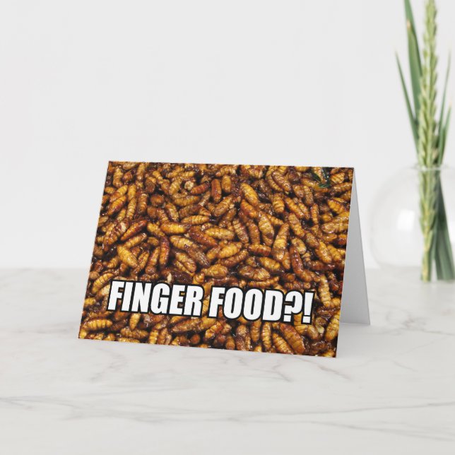 CARTE NOURRITURE DOIGT ? ! MEME (Devant)
