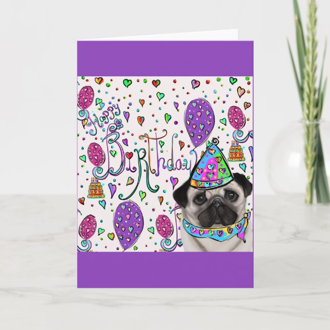 CARTE NOURRITURE PUG (Devant)