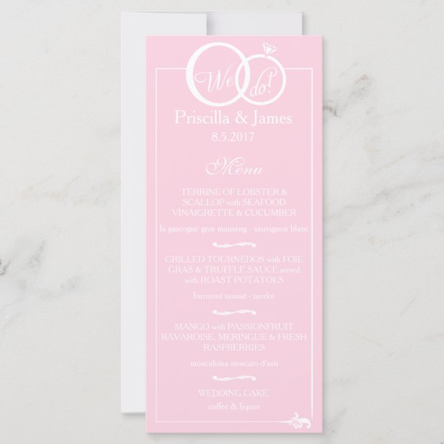 Carte Nous faisons Mariage (Devant)