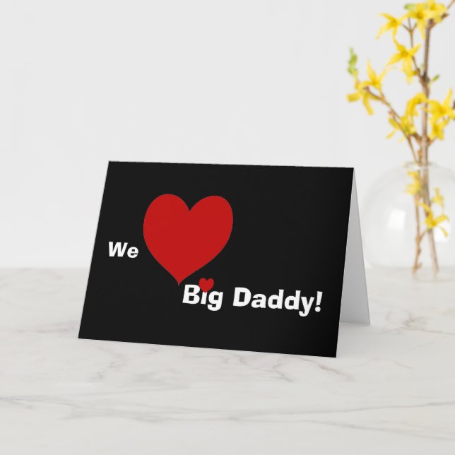 Carte Nous Heart Big Daddy Card (Fleur jaune)