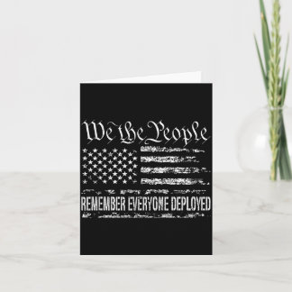 Carte Nous le peuple nous souvenons de tous ceux qui son