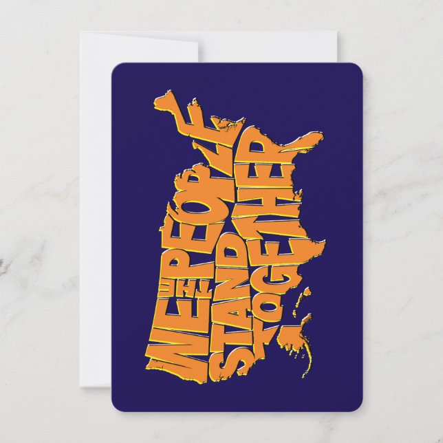 Carte Nous, le peuple, nous unissons (Devant)