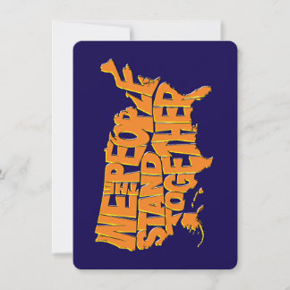 Carte Nous, le peuple, nous unissons