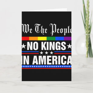 Carte Nous Le Peuple Pas De Rois En Amérique Anti-trump