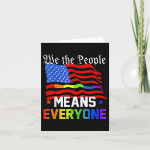 Carte Nous Le Peuple Signifie Tout Le Monde La Constitut