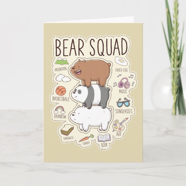 Carte Nous les ours nus - Journal des équipes d'ours (Devant)