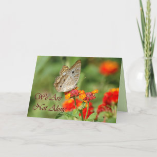 Carte Nous Ne Sommes Pas Le Seul Papillon