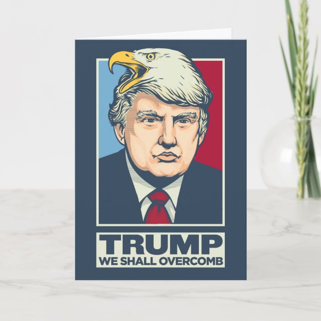 Carte Nous Overcomb Donald Trump (Devant)