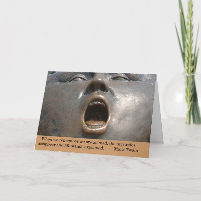 Carte Nous sommes tous fous (Devant)