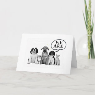 CARTE NOUS SOMMES "TRISTES DE VOUS VOIR PARTIR"