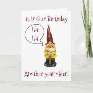CARTE "NOUS" SONT UN AUTRE ANNIVERSAIRE MUTUEL DE PLUS D