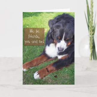 Carte Nous soyons des amis !