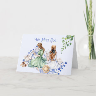 Carte Nous vous manquons bien bientôt d'un groupe d'amis