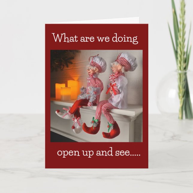 CARTE NOUS VOUS SOUHAITONS LE "MEILLEUR NOËL JAMAIS" (Devant)