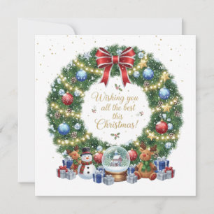CARTE NOUS VOUS SOUHAITONS TOUT LE MEILLEUR CE NOËL