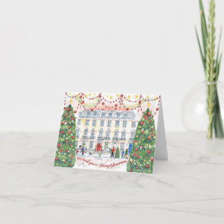 Carte 'Nous vous souhaitons un joyeux Noël' Art Christma