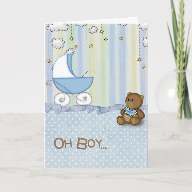Carte nouveau bébé (Devant)