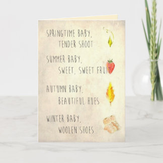 Carte Nouveau bébé