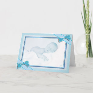 Carte nouveau bébé, bébé garçon félicitations