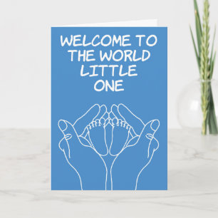 Carte Nouveau Bébé Félicitations Baby Boy Card