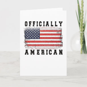 Carte Nouveau cadeau citoyen américain Fiers American Ci