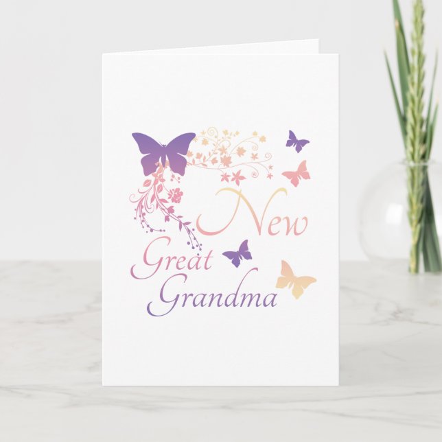 Carte Nouveau grand-mère (Devant)