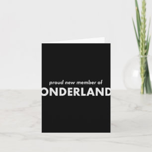 Carte Nouveau membre fier de Onederland Perte de poids R